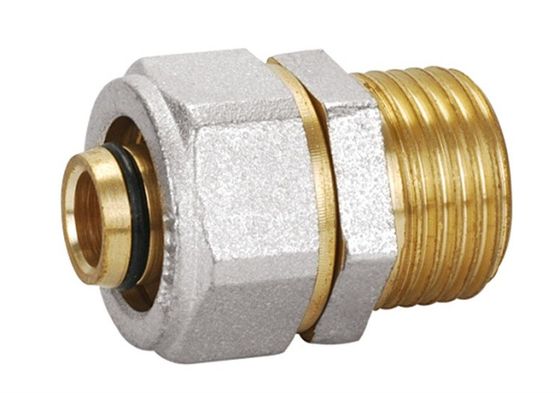 पीतल Pex-अल-Pex फिटिंग PF5002 पुरुष सीधे संघ