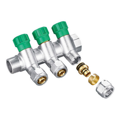 OEM ब्रास एयर मैनिफोल्ड कस्टमाइज्ड Max.16bar 3/4
