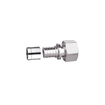 PEX पाइप ब्रास स्ट्रेट कनेक्टर 20mm 25mm 16mm PF4003 OEM सर्विस